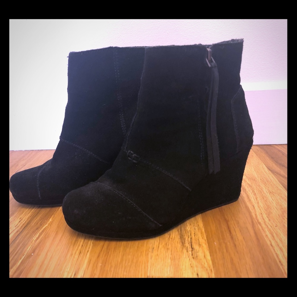 TOMS Desert Wedge Bootie